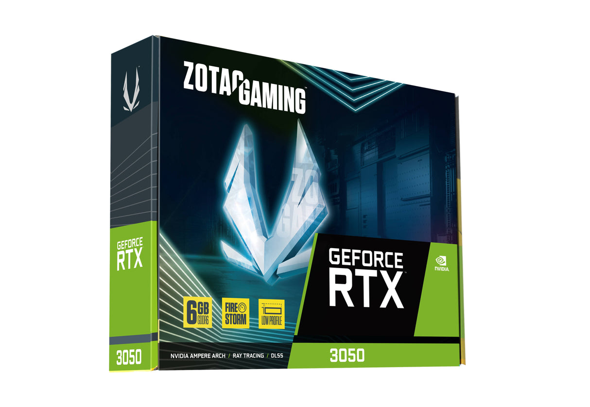 ZOTAC GAMING GeForce RTX 3050 6GB GDDR6 LP - Super Compact Power for Modern Gaming