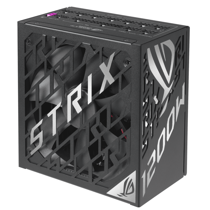 ASUS ROG Strix 1200W Platinum PSU GaN MOSFET GPU-FIRST Technology 0dB Cooling PCIe 5.1 Ready