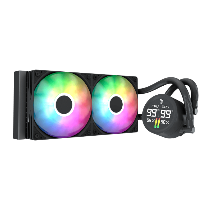 AeroCool Abyss L240R Digi 240mm ARGB AIO Liquid CPU Cooler