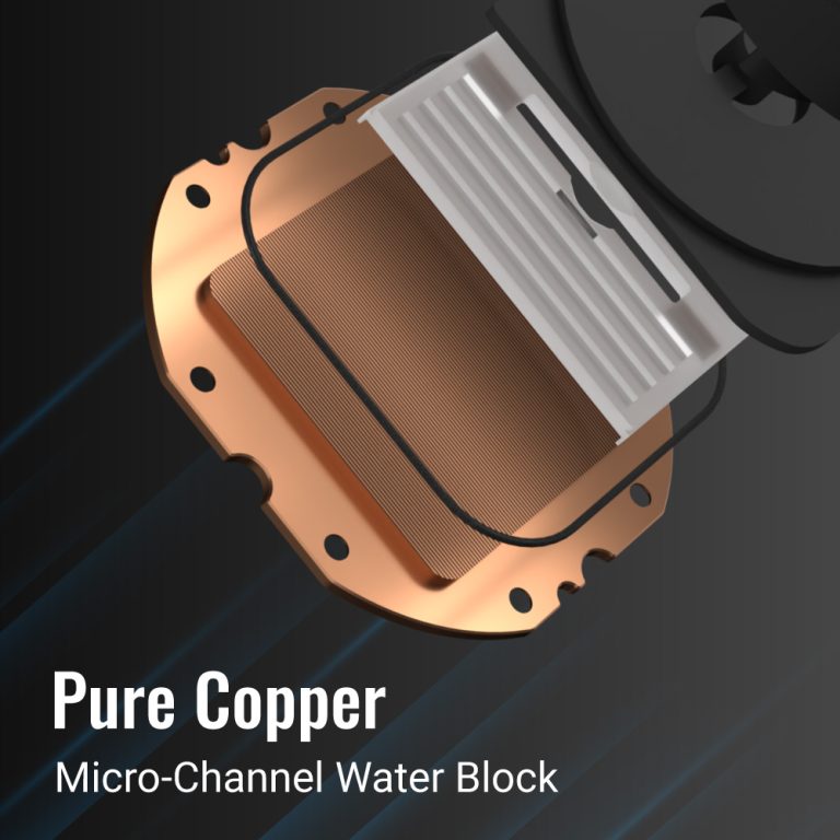 AeroCool Abyss L240R Digi 240mm ARGB AIO Liquid CPU Cooler