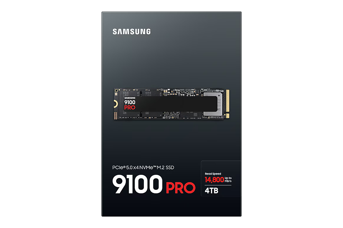 Samsung 9100 PRO NVMe SSD PCIe Gen5 1TB 2TB 4TB
