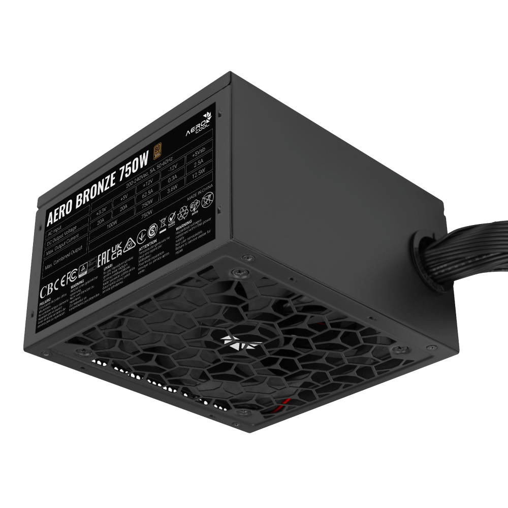 AeroCool AERO BRONZE 750W ATX 3.1 Power Supply