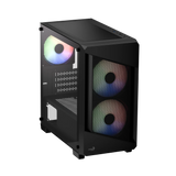 Aerocool B312F Flow Mid-Tower PC Case with LUX 550W 80+ Bronze PSU