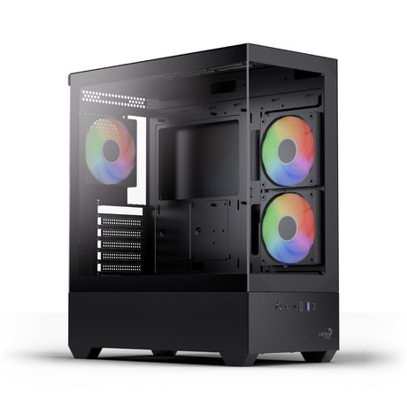 Aerocool P500D Mid-Tower PC Case with LUX 650W 80+ Bronze