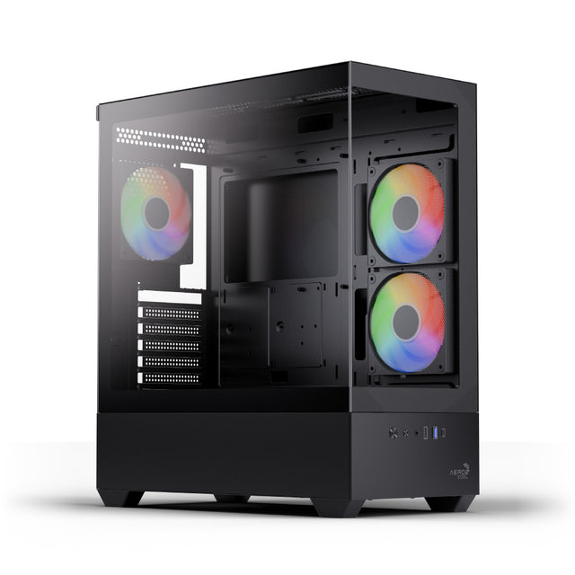Aerocool P500D Mid-Tower PC Case with LUX 650W 80+ Bronze