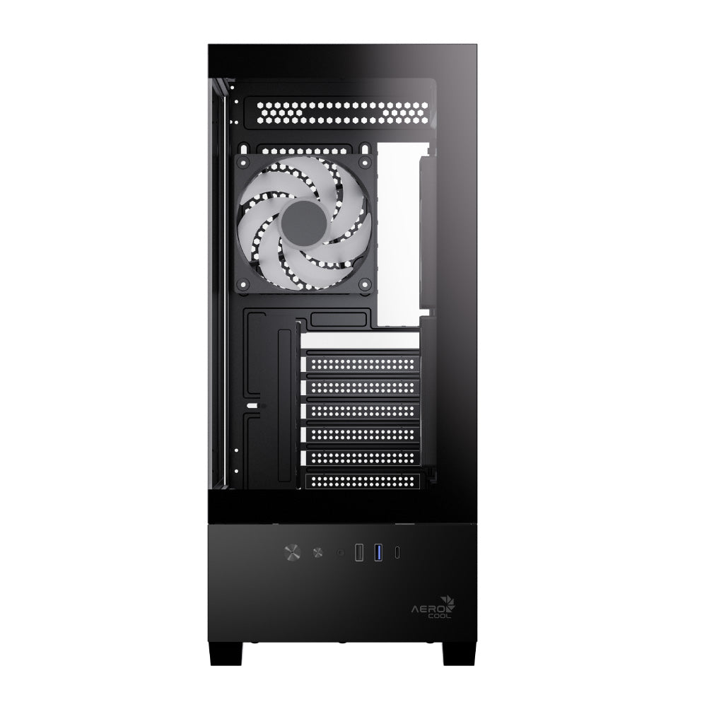 Aerocool P500D Mid-Tower PC Case with LUX 650W 80+ Bronze