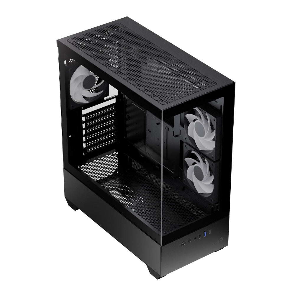Aerocool P500D Mid-Tower PC Case with LUX 650W 80+ Bronze