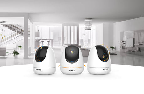 Tenda CP3 1080P Indoor Wireless Pan Tilt Cameras for Home Security, Baby Monitor, Pet Camera with Phone APP, 2-Way Audio, Night Vision, Auto Tracking, Siren, AI Human & Motion Detection