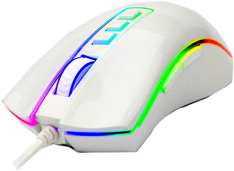 Redragon M711 Cobra White Gaming Mouse with 12 400DPI And 16.8 Million RGB Color Backlit