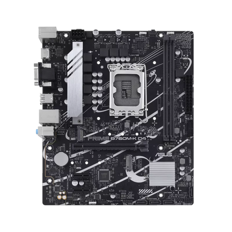 ASUS PRIME B760M-K D4 – Reliable mATX Gaming Motherboard