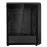 ASUS ProArt PA401 Tempered Glass Panel MID Tower ATX PC Case Wooden Front Panel Tempered Glass Side Panel 2 x 160 mm Ring Blade Fan Button Lock