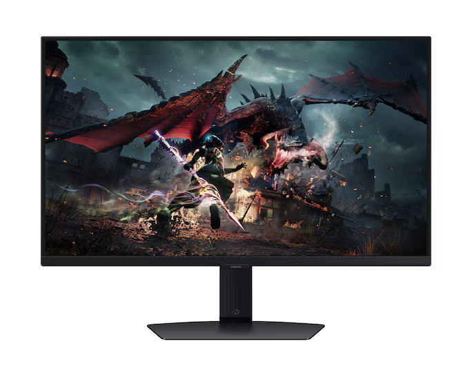 Samsung Odyssey G5 (G50D) 27-Inch 2K QHD Fast IPS 1ms G-Sync Compatible Gaming Monitor, 1ms, VESA DisplayHDR 400 180Hz AMD FreeSync Adjustable Stand Eye Saver Mode