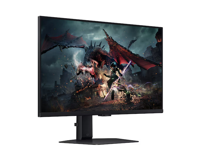 Samsung Odyssey G5 (G50D) 27-Inch 2K QHD Fast IPS 1ms G-Sync Compatible Gaming Monitor, 1ms, VESA DisplayHDR 400 180Hz AMD FreeSync Adjustable Stand Eye Saver Mode