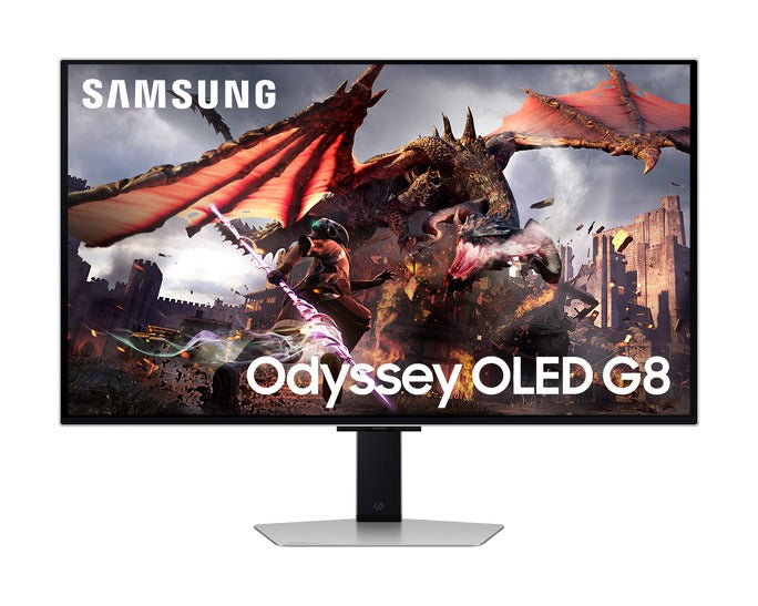 SAMSUNG Odyssey OLED G8 (G80SD) 32-Inch 4K UHD Smart Gaming Monitor 240Hz 0.03ms Glare-Free Display Gaming Hub Adjustable Sleek Metal Design