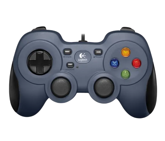 Logitech gaming controller on a white background