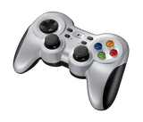 لوجيتيك F710 دراع كمبيوتر لاسلكي - حرية لاسلكية مع إهتزاز مزدوج لتجربة ألعاب غامرة