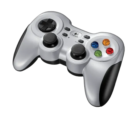 لوجيتيك F710 دراع كمبيوتر لاسلكي - حرية لاسلكية مع إهتزاز مزدوج لتجربة ألعاب غامرة