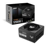 ASUS TUF Gaming 1200W Gold 1200 Watt Fully Modular Power Supply 80+ Gold Certified Military-grade Components Dual Ball Bearing Axial-tech Fan, PCB Coating