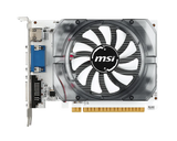 MSI graphics card with fan on a white background