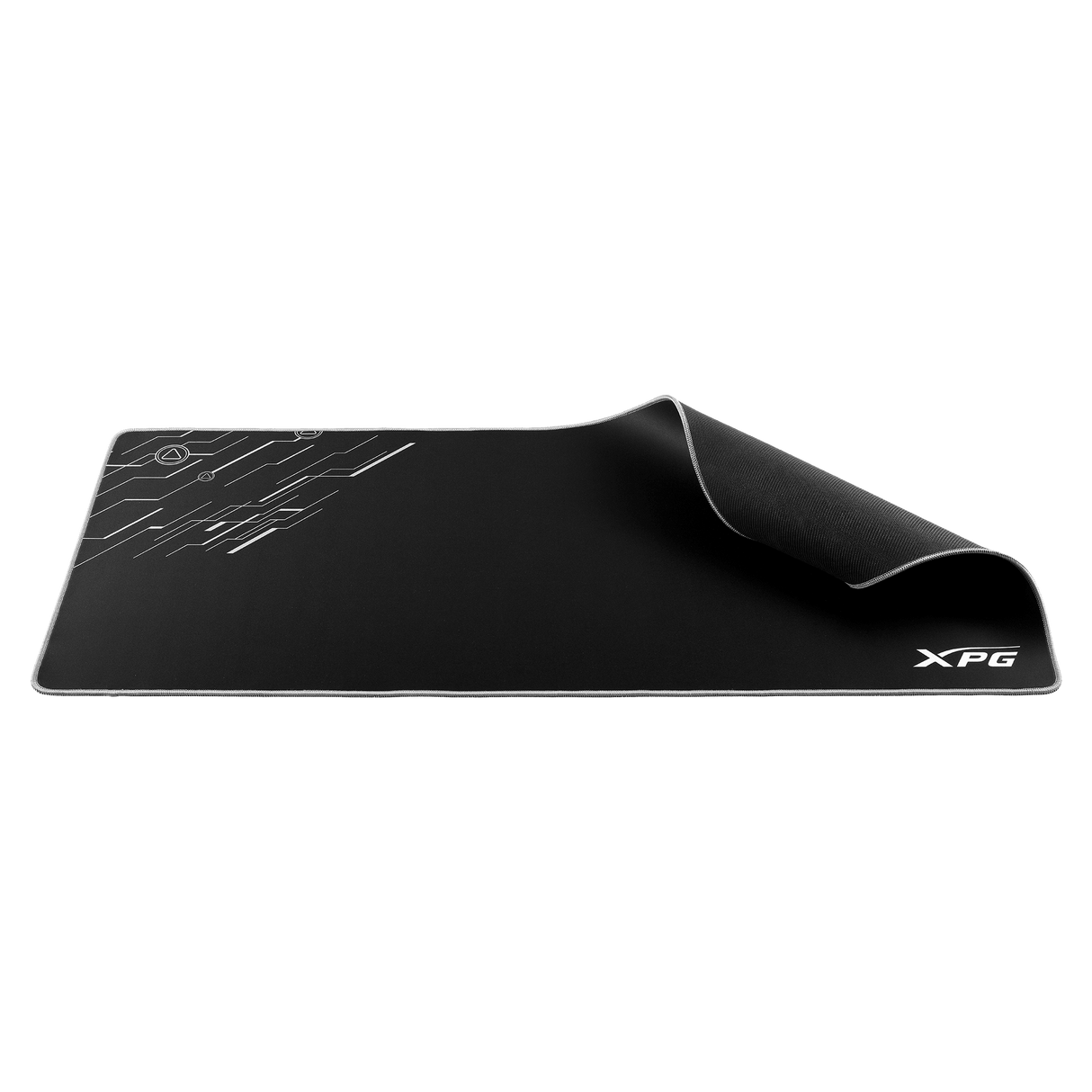 لوحة ماوس ألعاب XPG FRONTLINE XL - سطح من الألياف الدقيقة - مقاس ممتد 900 × 400 مم - سمك 3 مم - قاعدة غير قابلة للانزلاق - تصميم متين - أسود 