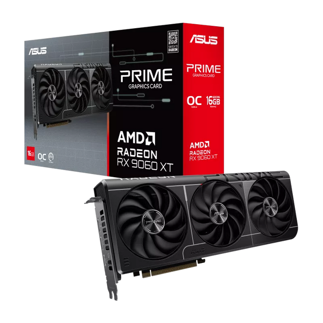 ASUS Prime Radeon RX 9060 XT 16GB GDDR6 OC Edition