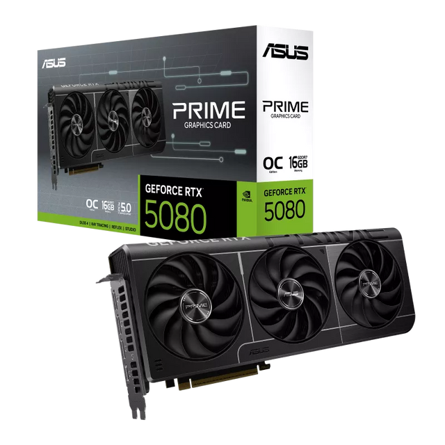 ASUS PRIME GeForce RTX 5080 16GB GDDR7 OC Edition