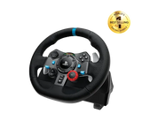 لوجيتك G29 عجلة قيادة سباق درايفنج فورس - تجربة سباق واقعية مع ردود فعل محرك مزدوج