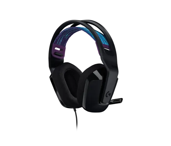 Logitech G335 Wired Gaming Headset Black – Ultra-Light Comfort Meets Clear Stereo Sound