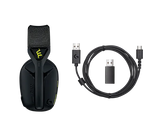 سماعة ألعاب لاسلكية لوجيتك G435 LIGHTSPEED سوداء – خفة وزن وصوت غامر متعدد المنصات