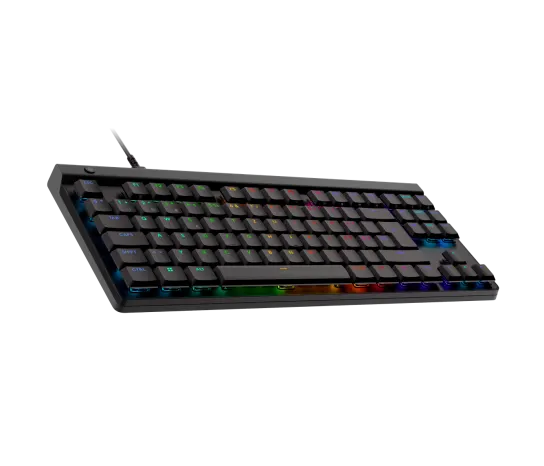 كيبورد ألعاب لوجيتك G515 TKL سلكي أسود GL Tactile – دقة منخفضة الارتفاع مع سويتشات GL قابلة للتخصيص