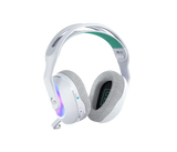 سماعة Logitech G522 LIGHTSPEED اللاسلكية للألعاب - أسود وأبيض مع أفضل ميكروفون في الألعاب