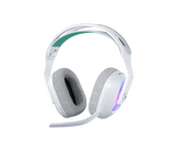 سماعة Logitech G522 LIGHTSPEED اللاسلكية للألعاب - أسود وأبيض مع أفضل ميكروفون في الألعاب