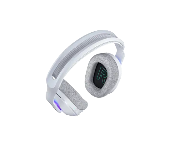 سماعة Logitech G522 LIGHTSPEED اللاسلكية للألعاب - أسود وأبيض مع أفضل ميكروفون في الألعاب