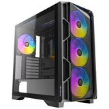 Antec AX1000 Lite mid-tower gaming case with high airflow and ARGB lighting
