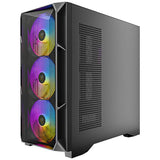 Antec AX1000 Lite mid-tower gaming case with high airflow and ARGB lighting
