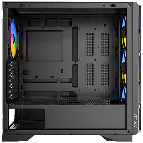 Antec AX1000 Lite mid-tower gaming case with high airflow and ARGB lighting