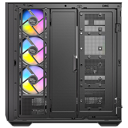 Antec C7 ARGB 4 x 120mm ARGB PWM Fans Included, Vertical GPU Cooling, Type-C 10Gbps, Seamless Tempered Glass Front & Side Panels, 360mm Radiator Support, Mid-Tower E-ATX PC Case