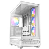 Antec C7 ARGB 4 x 120mm ARGB PWM Fans Included, Vertical GPU Cooling, Type-C 10Gbps, Seamless Tempered Glass Front & Side Panels, 360mm Radiator Support, Mid-Tower E-ATX PC Case