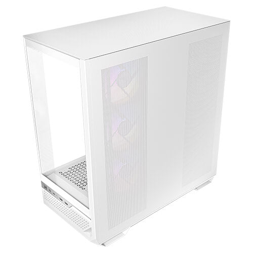 Antec C7 ARGB 4 x 120mm ARGB PWM Fans Included, Vertical GPU Cooling, Type-C 10Gbps, Seamless Tempered Glass Front & Side Panels, 360mm Radiator Support, Mid-Tower E-ATX PC Case