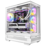 Antec C7 ARGB 4 x 120mm ARGB PWM Fans Included, Vertical GPU Cooling, Type-C 10Gbps, Seamless Tempered Glass Front & Side Panels, 360mm Radiator Support, Mid-Tower E-ATX PC Case
