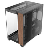 Antec C8 Curve Wood full-tower PC case with panoramic curved glass and dual-chamber cooling