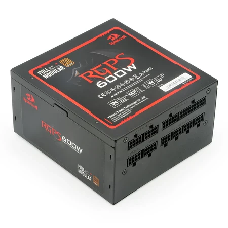 Redragon RGPS GC-PS003 600W fully modular gaming power supply with 80 plus bronze efficiency