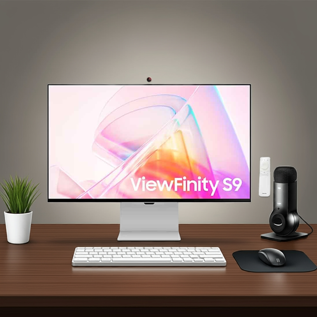 Samsung 27Inch ViewFinity S9 S90PC 5K Monitor LS27C902PAUXEN