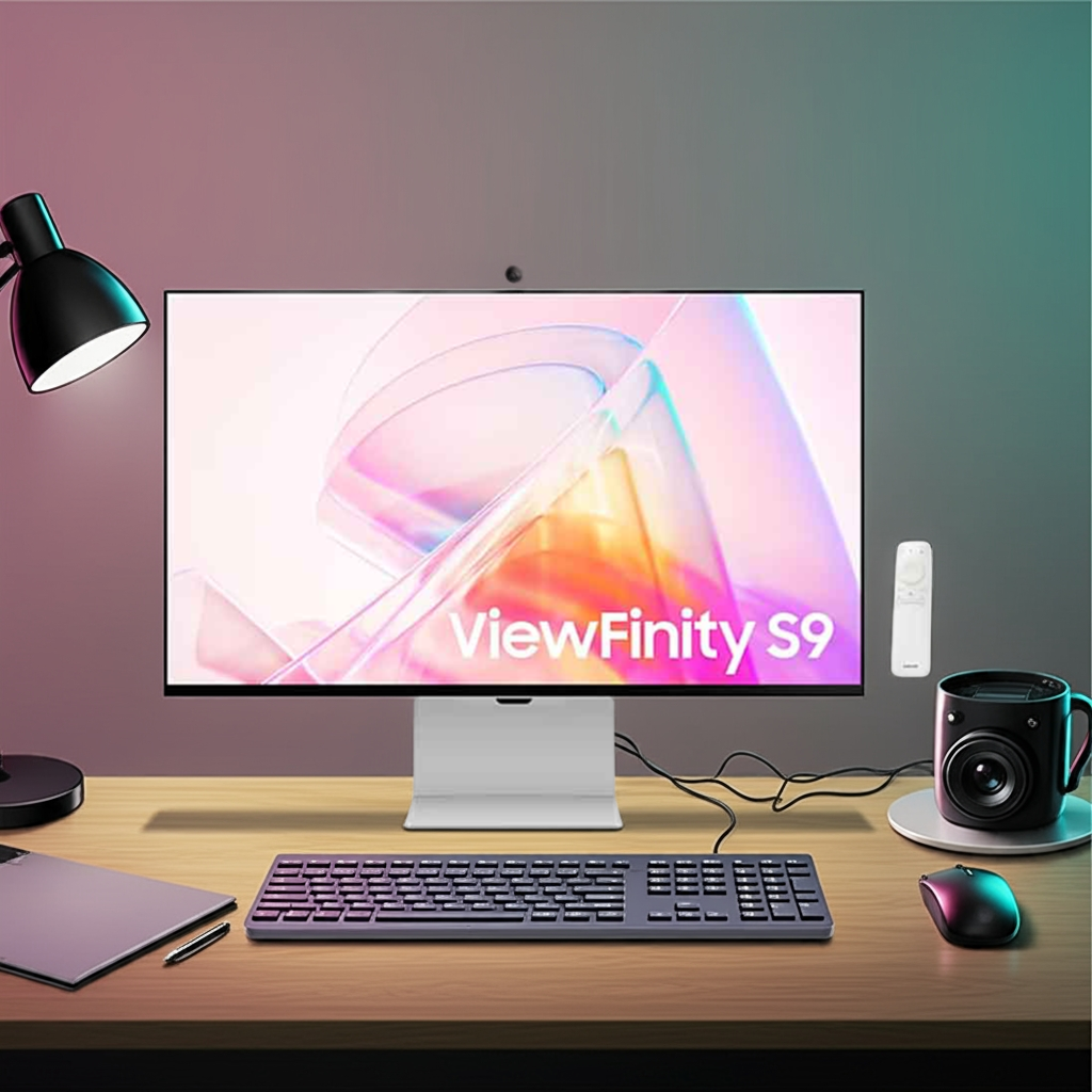 Samsung 27Inch ViewFinity S9 S90PC 5K Monitor LS27C902PAUXEN