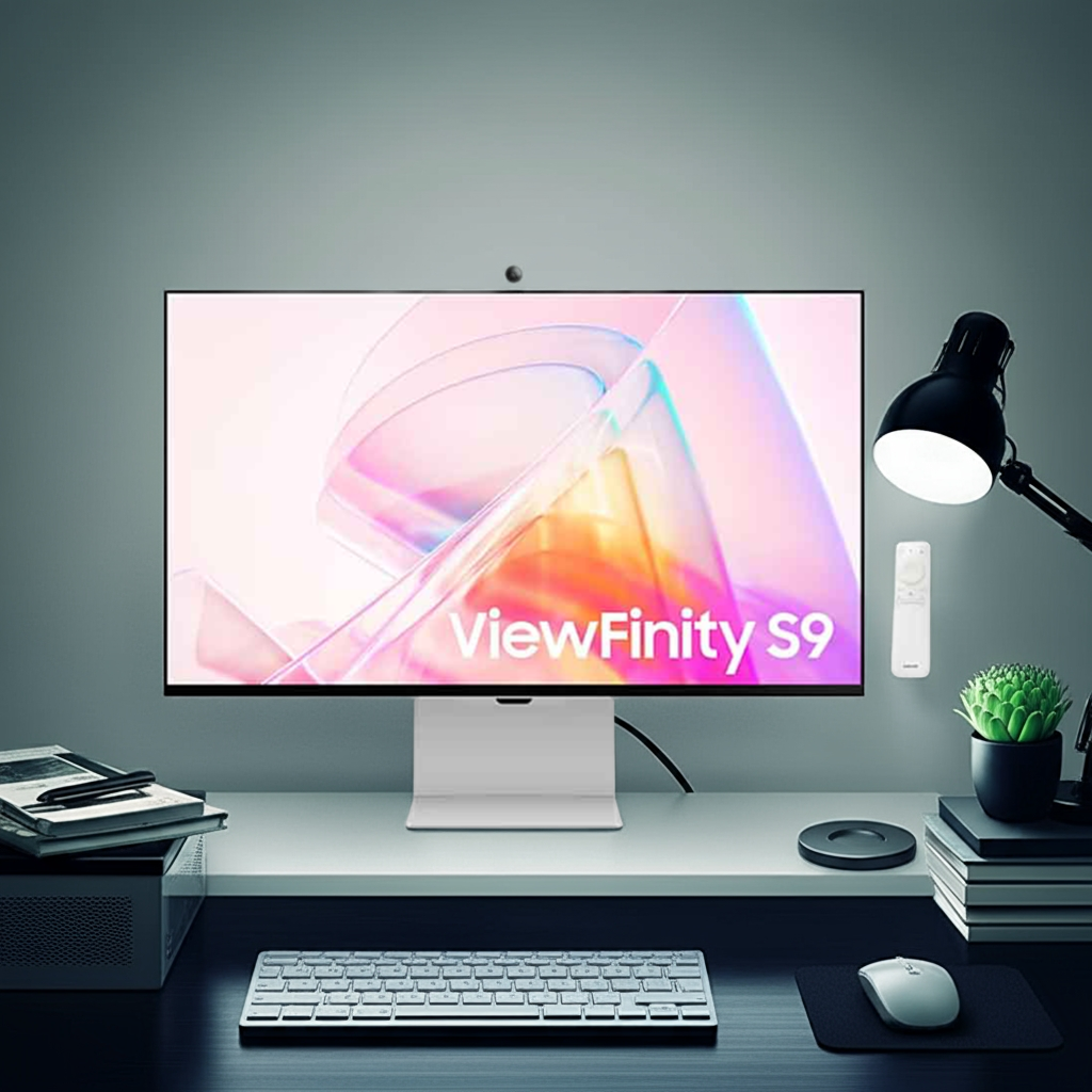 Samsung 27Inch ViewFinity S9 S90PC 5K Monitor LS27C902PAUXEN