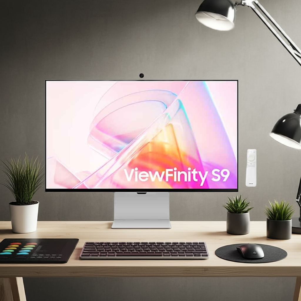 Samsung 27Inch ViewFinity S9 S90PC 5K Monitor LS27C902PAUXEN