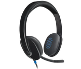سماعة Logitech H540 USB – صوت عالي الدقة وميكروفون عازل للضوضاء