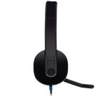 سماعة Logitech H540 USB – صوت عالي الدقة وميكروفون عازل للضوضاء