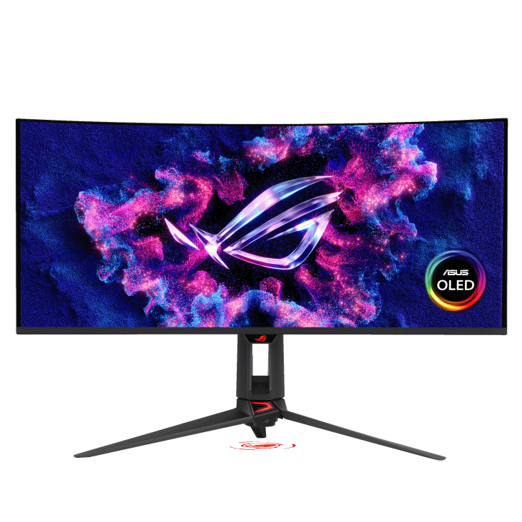 شاشة ASUS ROG Swift OLED PG34WCDN 34 بوصة UWQHD 360Hz Tandem RGB QD-OLED منحنية للألعاب