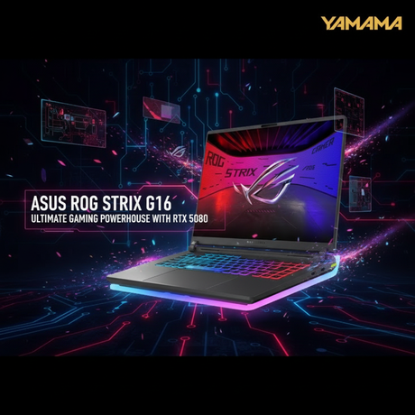 Hero Banner with Yamama Logo - ASUS ROG Strix G16